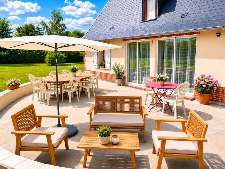 Maison normande rénovée à vendre proche Bernay – Longère de 166 m² avec 4 chambres — photo 1