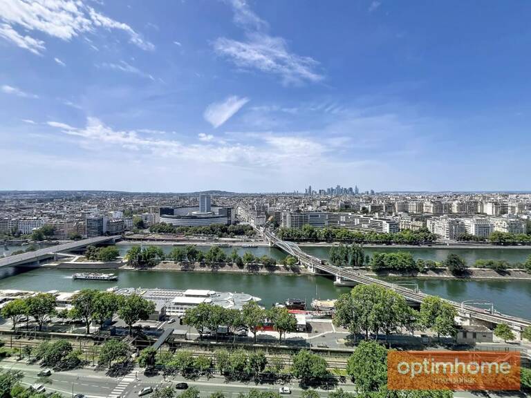 PARIS 15ᵉ - 400 000 € D’ÉCART SUR LA VALEUR LIBRE - 25ᵉ ÉTAGE, VUES EXCEPTIONNELLES - APPARTEMENT D'EXCEPTION 109m² CAVE & PARKING — photo 1