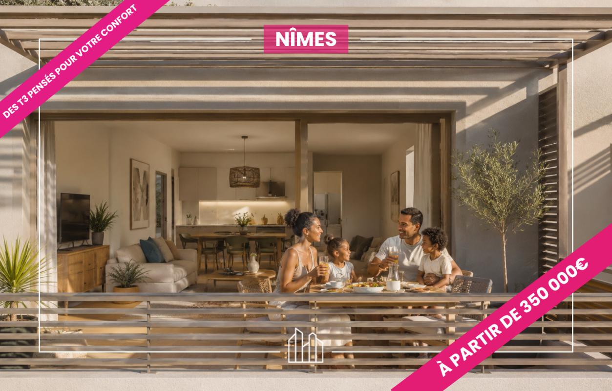 Appartement  T3 à vendre Nîmes 30000