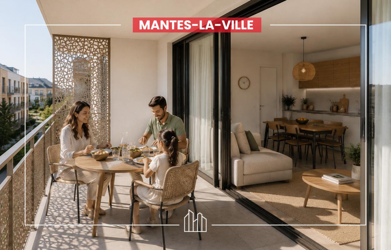 Mantes-la-Ville Appartement 2 pièces 44 m²