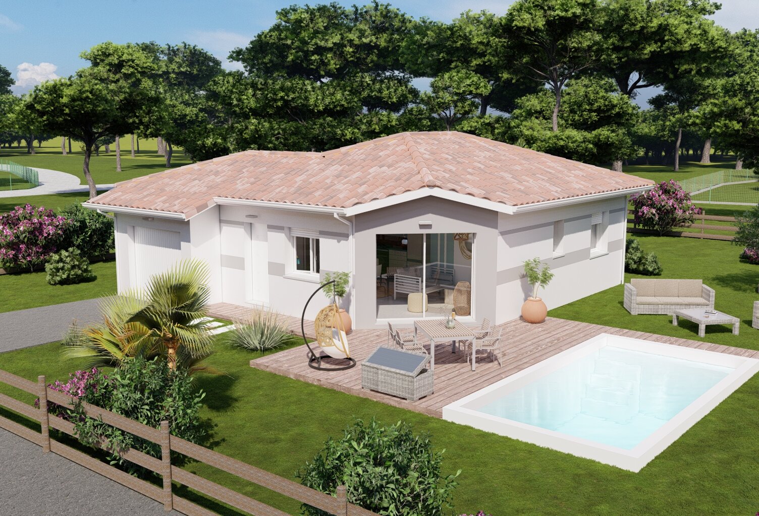 Maison trois pièces à Parentis en Born — photo 1