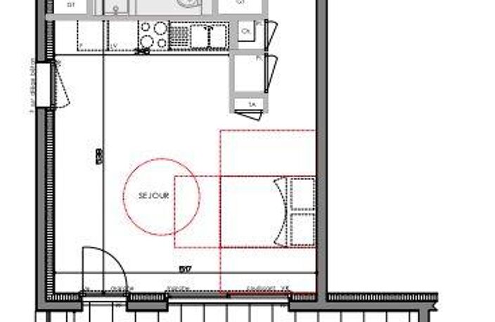 Vente Appartement 1 pièce — photo 2