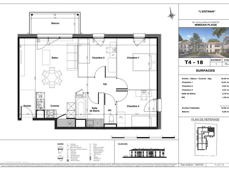 Vente Appartement 4 pièces — photo 1