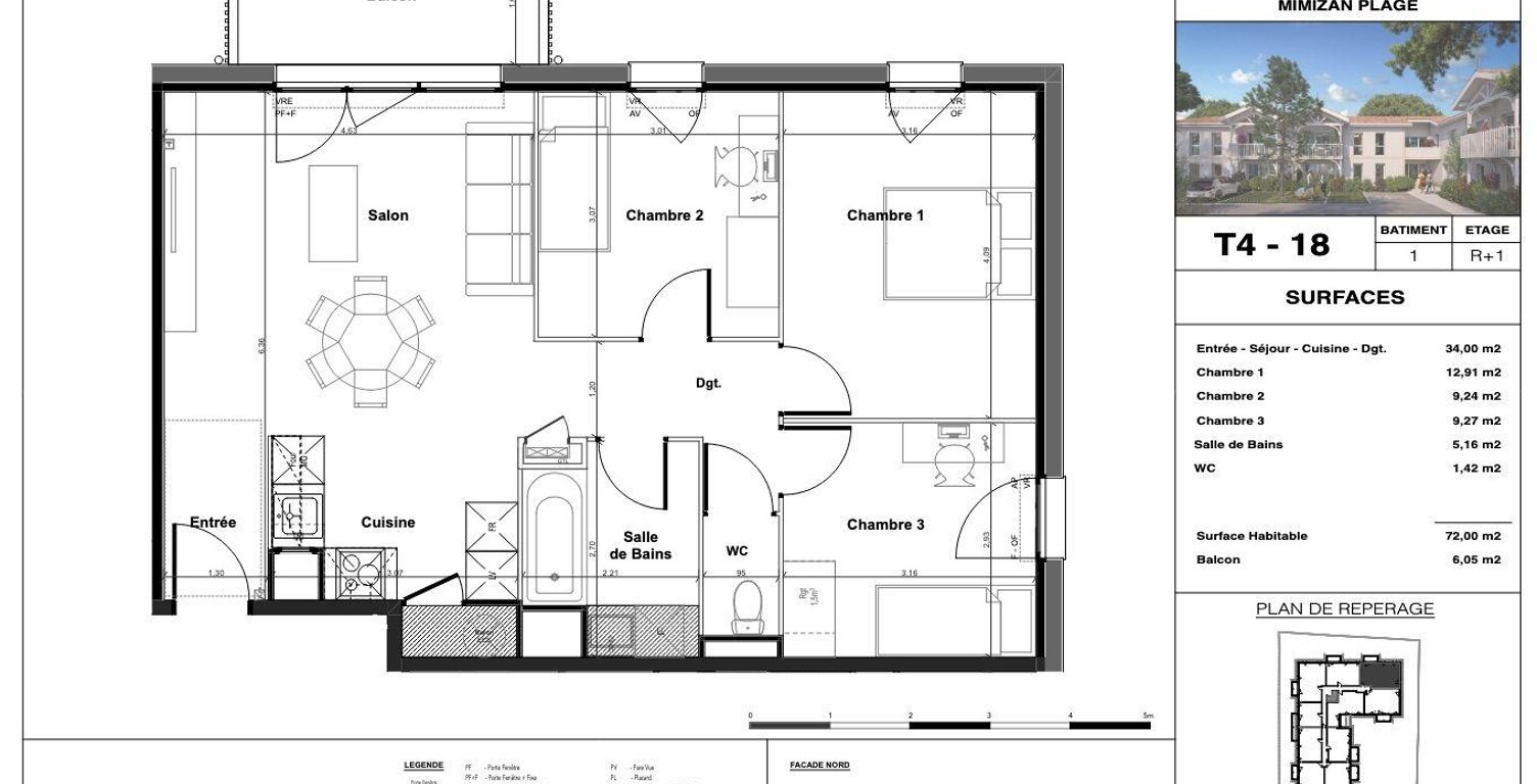 Vente Appartement 4 pièces — photo 1