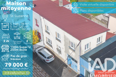 Maison 4 pièces 79000 €