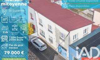 Maison 4 Pièces 78 m² à vendre à Sainte-Suzanne (25630)