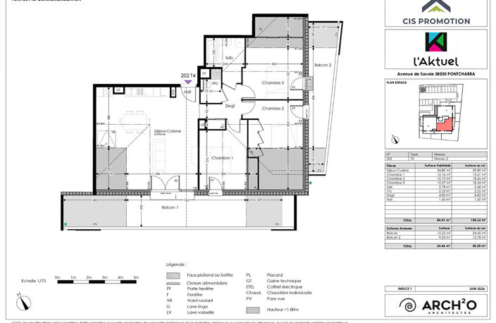 Appartement T4- Pontcharra — photo 3
