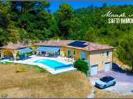 Villa individuelle 168 m2 habitable - 4 chambres dont une suite parentale - 75 m2 de sous-sol - piscine - vue superbe sur les collines environnantes et au calme absolu - forage et eau de ville — photo 2