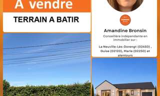 Terrain  700 m² à vendre à Boué (02450)