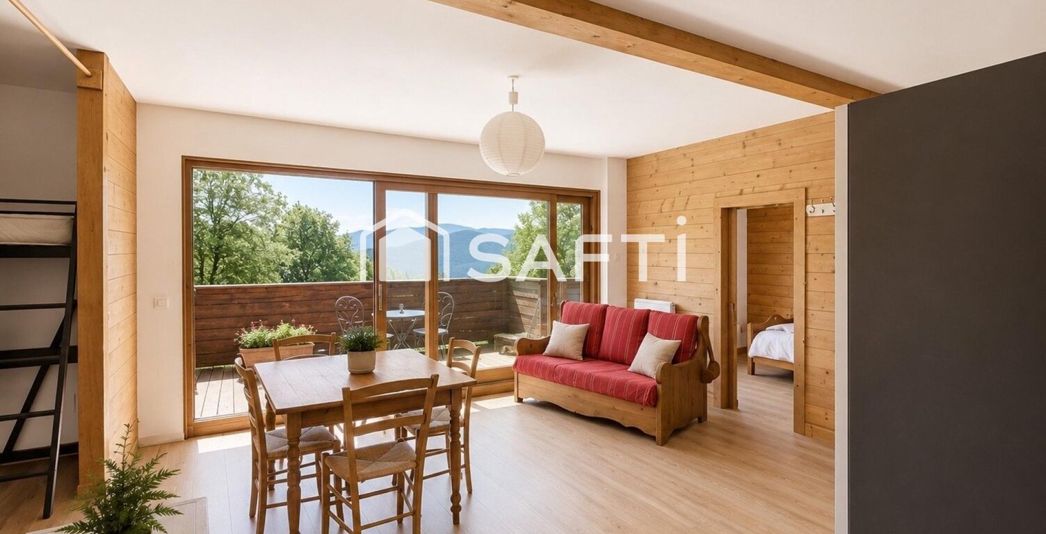 T3 dans un chalet de montagne avec jardin (environ 300m2) sur une parcelle de 7 687m2, à 5 minutes en voiture du centre. — photo 1