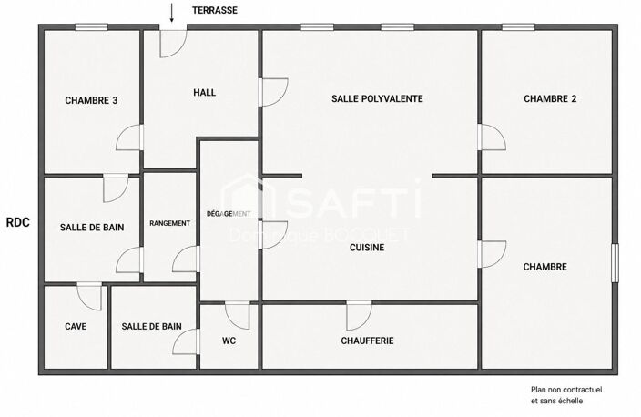 Rare à Villard-de-Lans  Appartement de 154 m² avec terrasse de 300 m² dans un chalet de montagne, à 5 mn du centre. — photo 5
