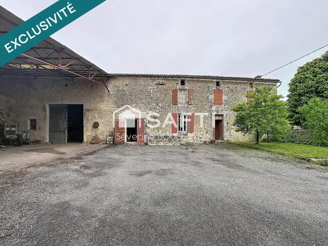 Maison en pierre avec grange attenante — photo du bien