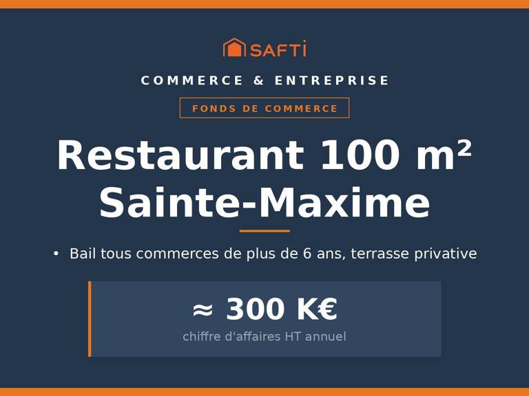 Restaurant Sainte-Maxime, EBE retraité 50 K€ — photo 1