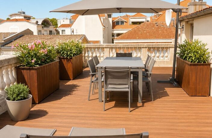 Arcachon Centre  T3 de charme avec rooftop et aperçu bassin — photo 3