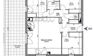 Appartement 4 Pièces 88 m² à vendre à Goncelin (38570)