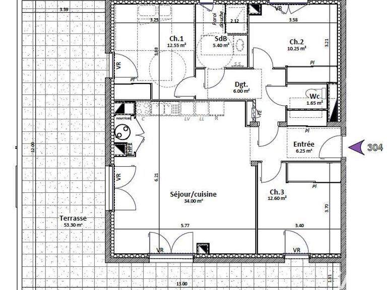 Vente Appartement 4 pièces — photo 1