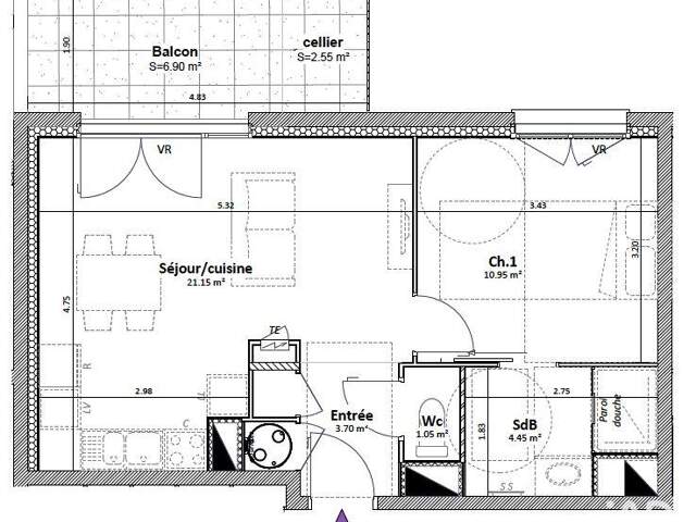Vente Appartement 2 pièces — photo du bien
