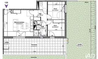Appartement 3 Pièces 65 m² à vendre à Goncelin (38570)