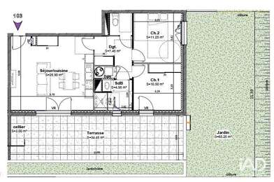 Appartement 3 pièces 239000 €