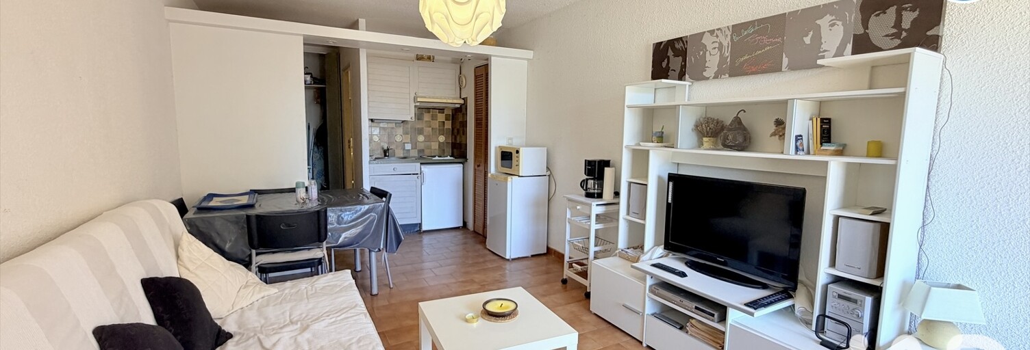 Appartement 1 Pièce 25 m² à vendre à Gruissan (11430)