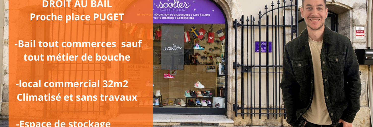 Commerce  52 m² à vendre à Toulon (83000)