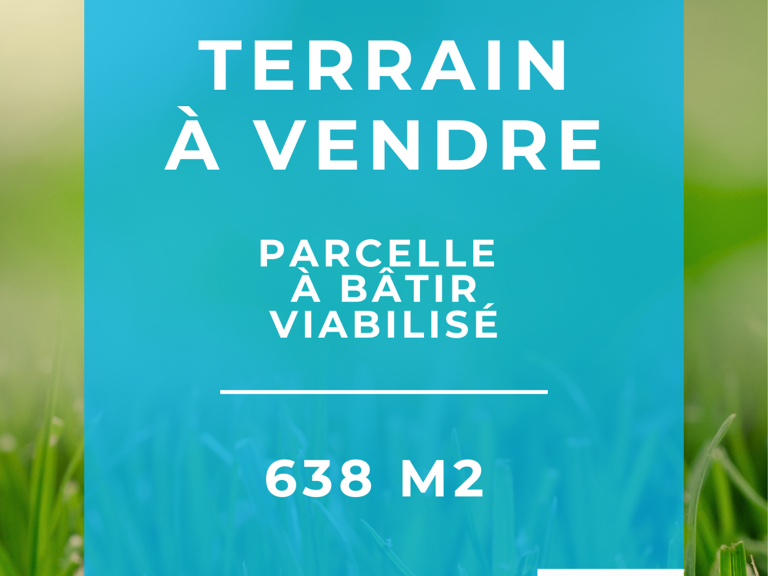 Vente Terrain à bâtir 638 m&sup2; — photo 1