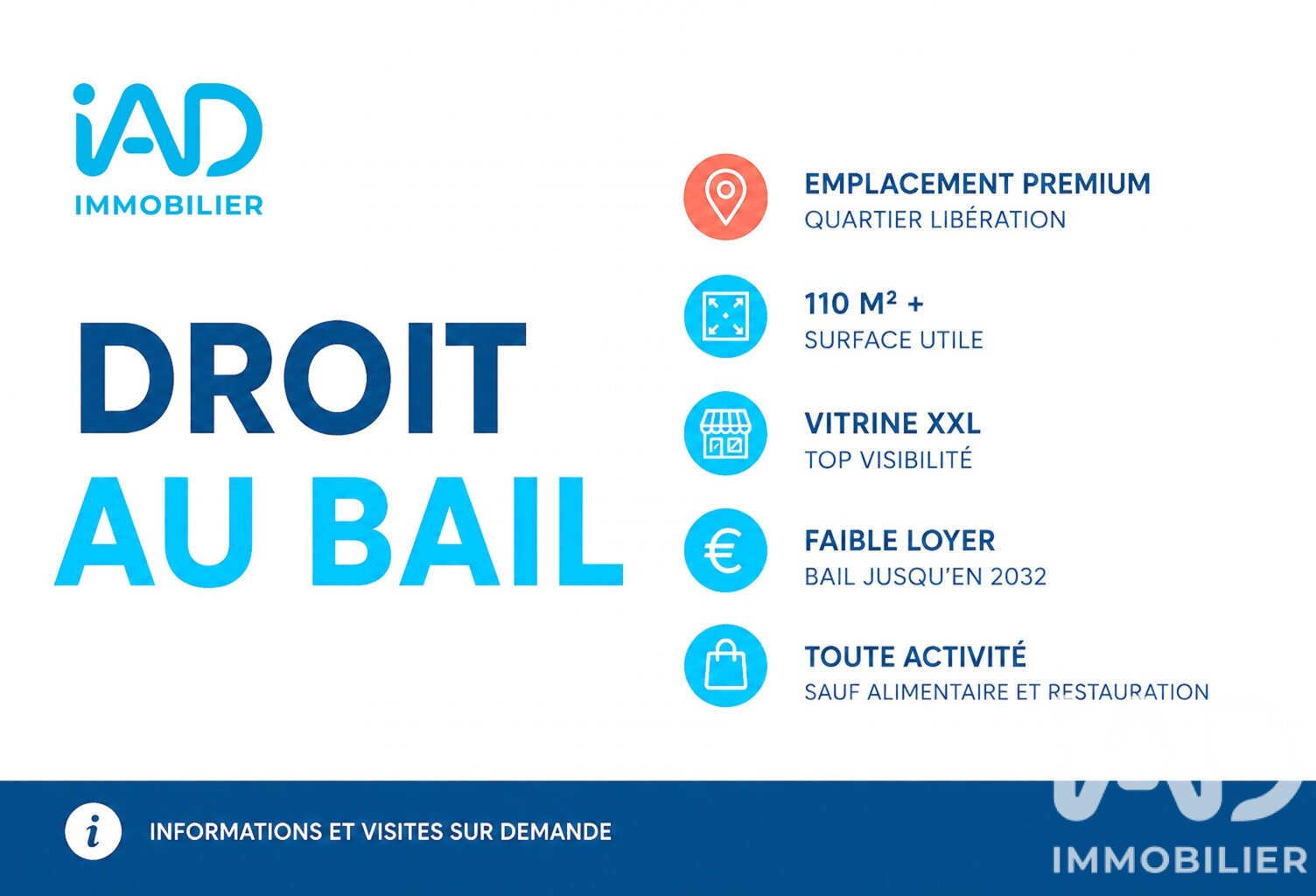 Vente Local commercial 109 m&sup2; — photo 1