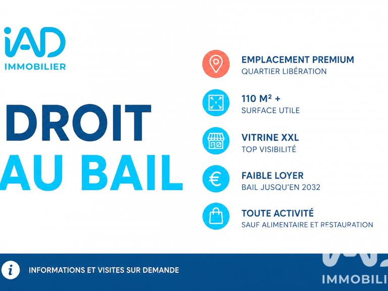 Vente Local commercial 109 m&sup2; — photo 1