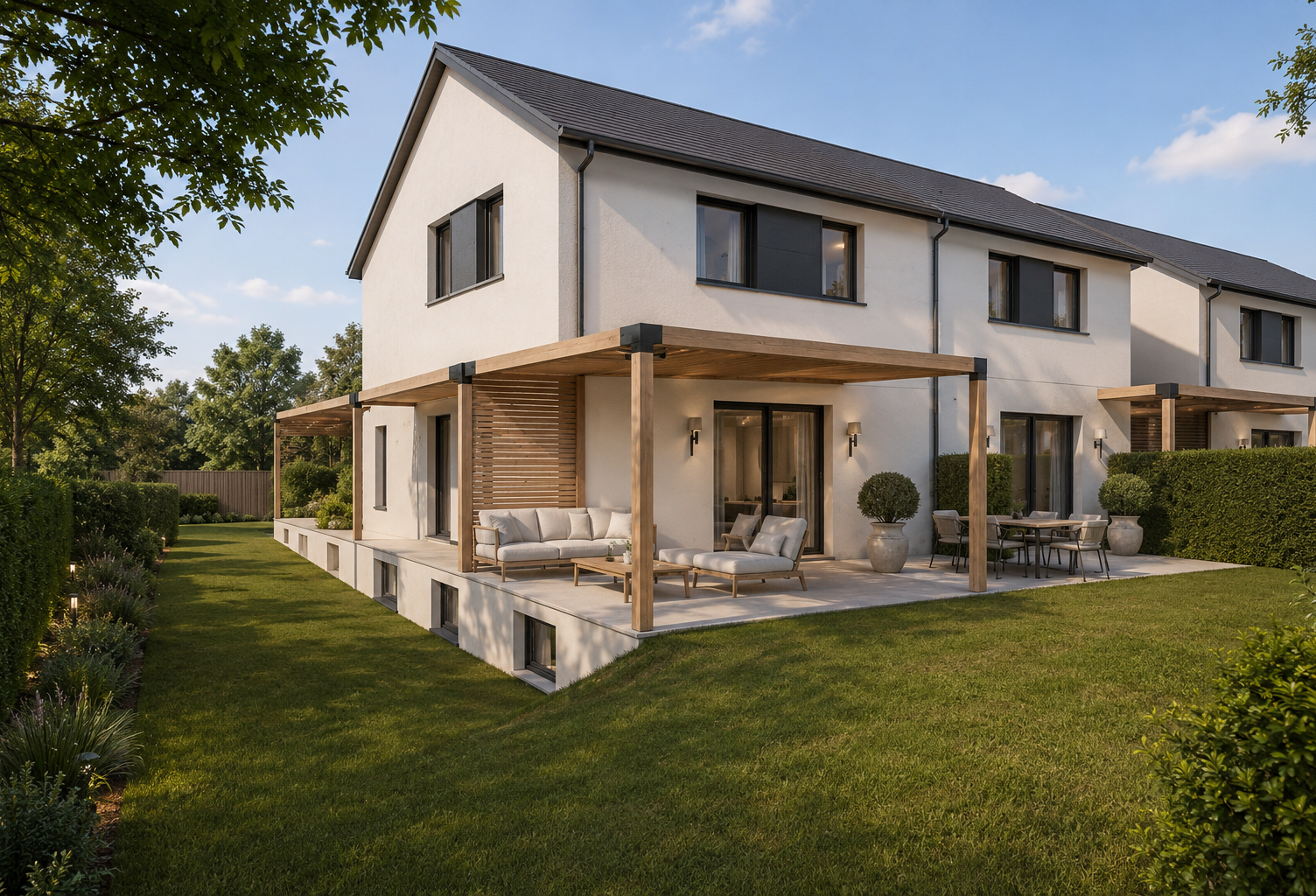 TERRAIN 200M2 POUR MAISON DE 75M2 LENTILLY — photo 1