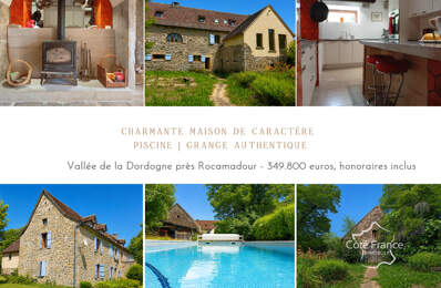 Propriété de charme en pierre avec piscine et grange authent — photo du bien