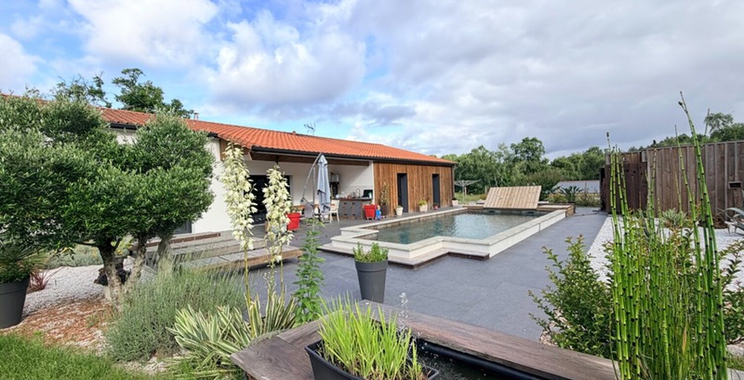 Maison contemporaine (DPE A) avec piscine et SPA à ESCOURCE à 15 minutes de l'Ocean et 10 minutes de MIMIZAN — photo 1
