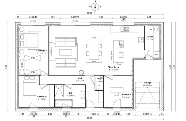 Vente maison 6 pièces 100 m² Halluin (59250) — photo 3