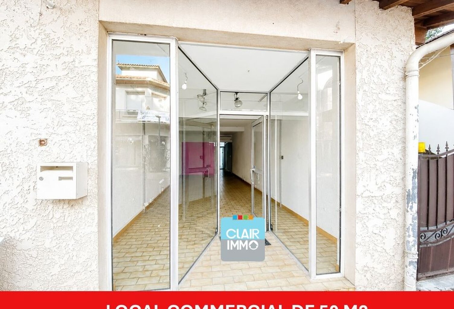 Local commercial 50m² avec vitrine  Avenue des Thermes, à — photo 1
