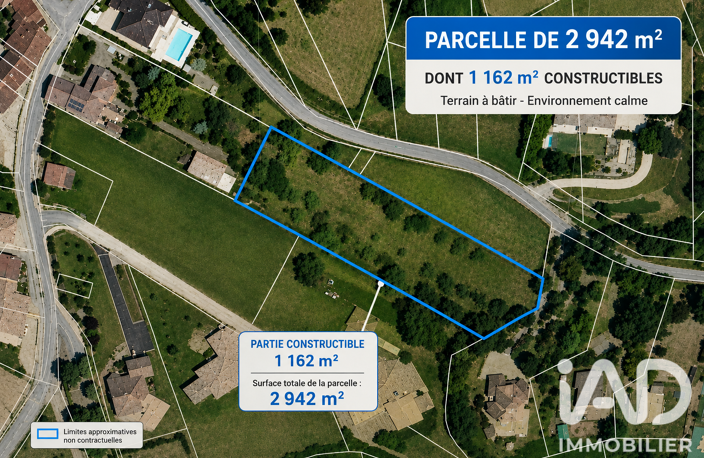 Vente Terrain 2 942 m&sup2; — photo 2