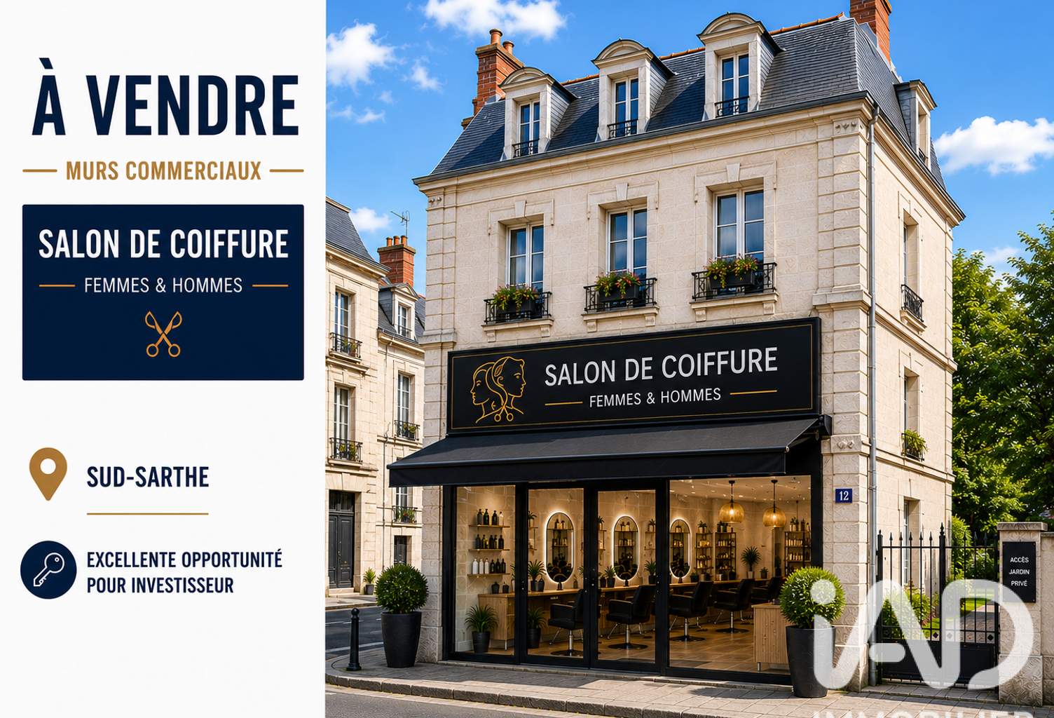 Vente Boutique/Local commercial 216 m&sup2; — photo 1