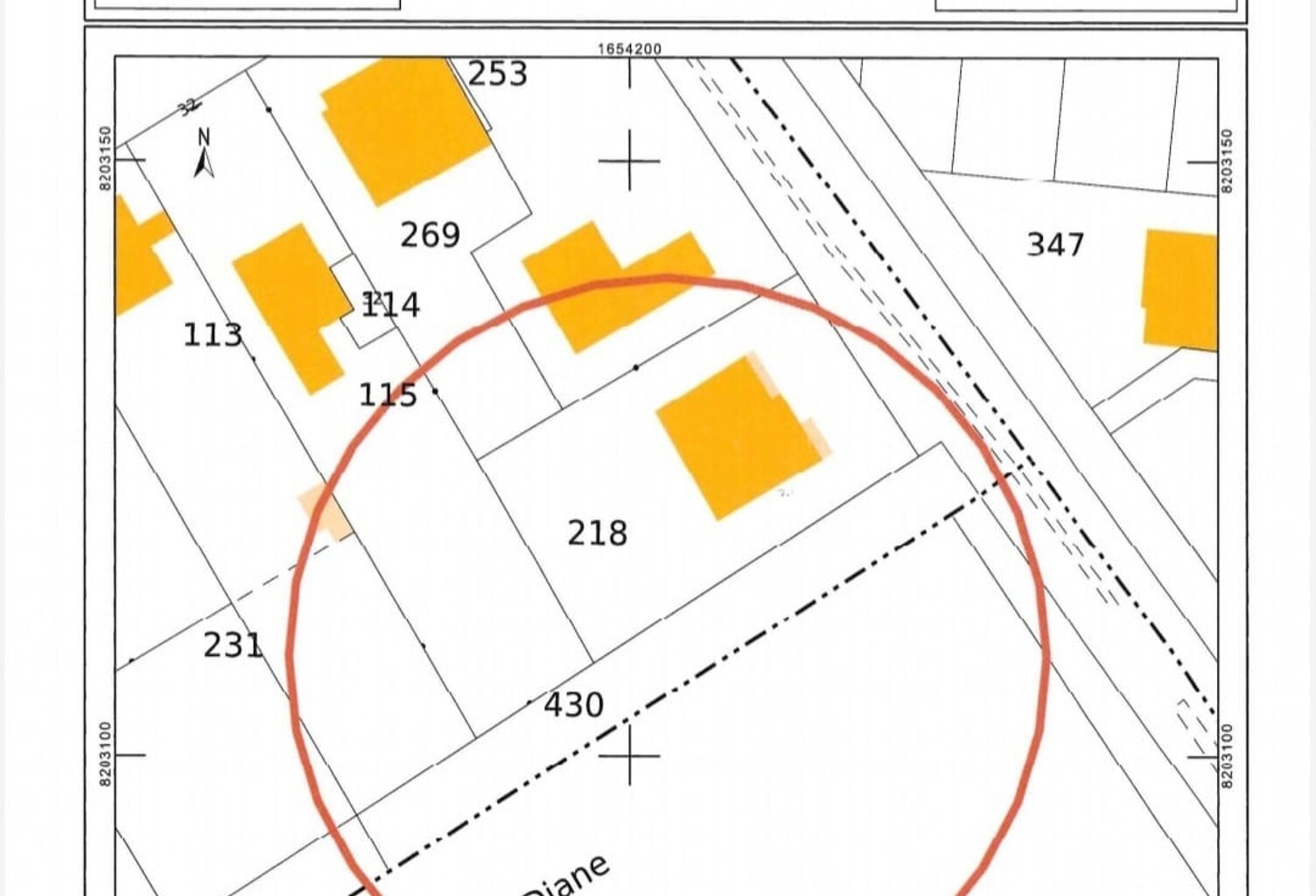 Vente Terrain 330 m&sup2; — photo 1