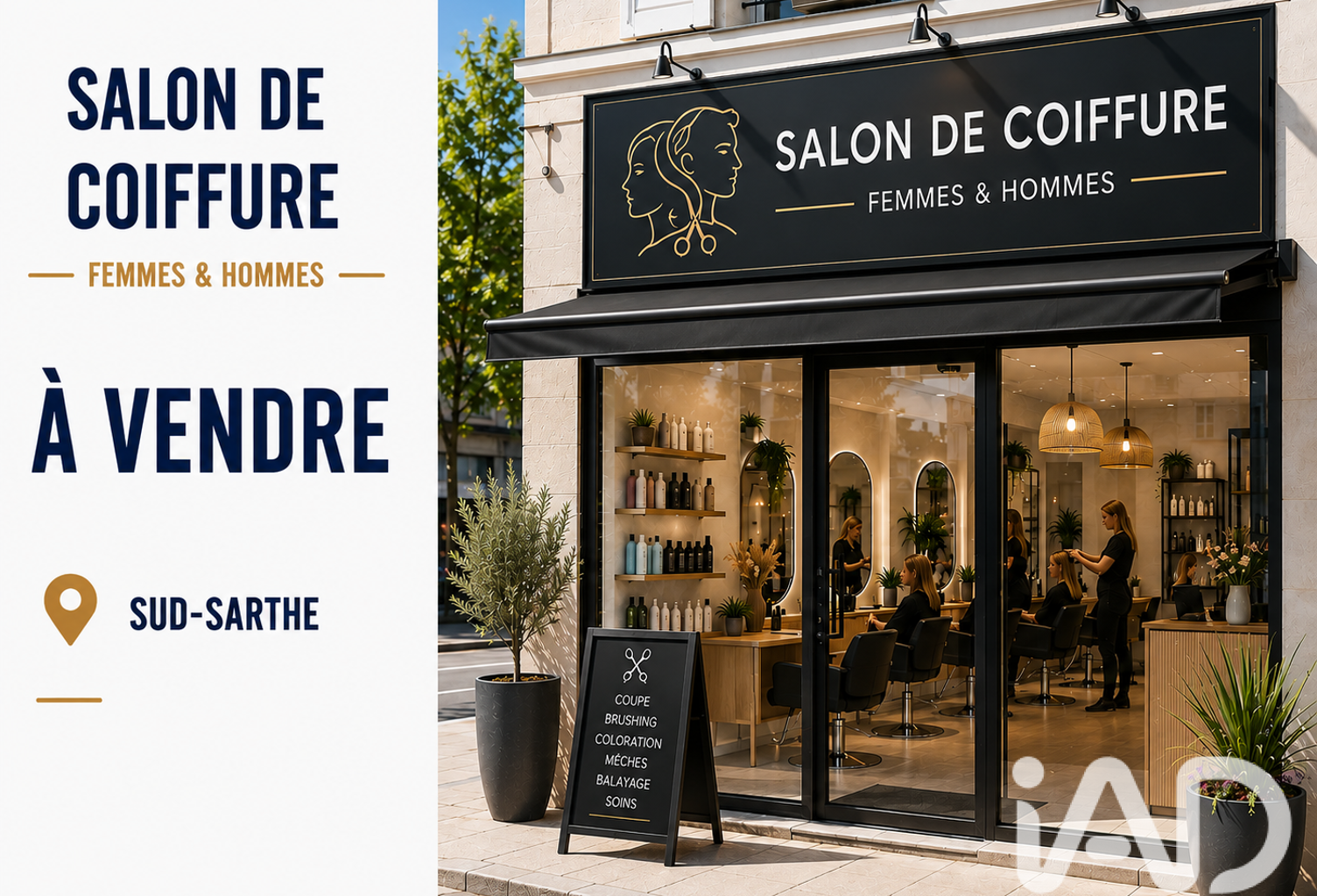 Vente Esthétique, Coiffure 216 m&sup2; — photo 1