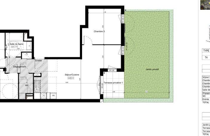 Vente Appartement 4 pièces — photo 4
