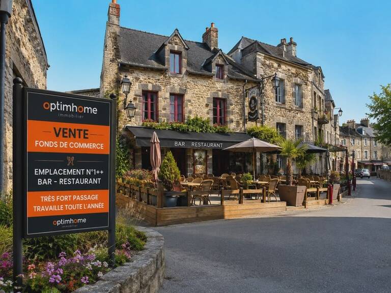 Fonds de commerce - BAR - RESTAURANT-  LICENCE IV – EMPLACEMENT N°1++ AU CŒUR D'UN DES PLUS BEAUX VILLAGES DE FRANCE — photo 1
