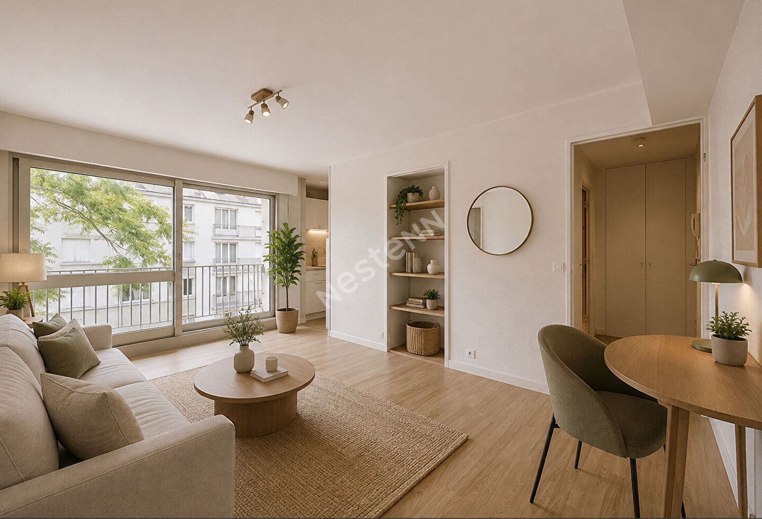 Nantes Tortière - Bords de l'Erdre studio de 29m2 avec  balcon, stationnement, cave — photo 1