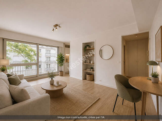 Nantes Tortière - Bords de l'Erdre studio de 29m2 avec  balcon, stationnement, cave — photo du bien