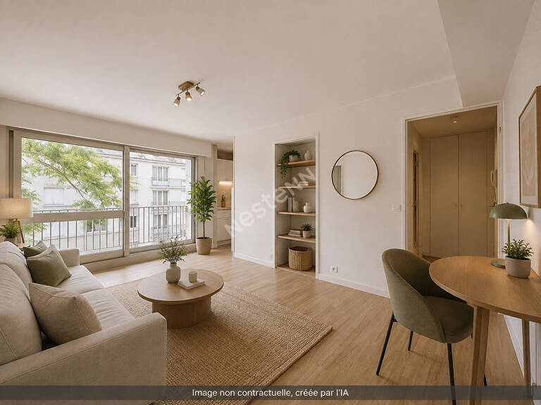 Nantes Tortière - Bords de l'Erdre studio de 29m2 avec  balcon, stationnement, cave — photo 1