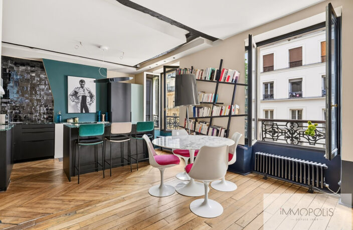 3 pièces entièrement rénové avec balcon. Abbesses. — photo 2