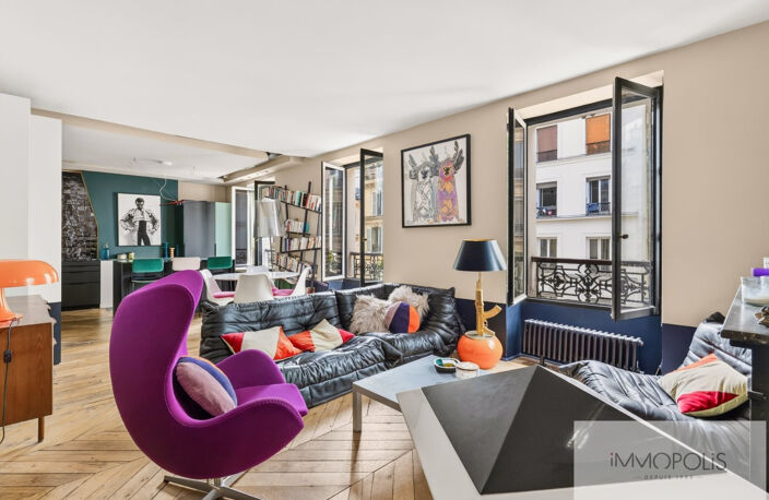 3 pièces entièrement rénové avec balcon. Abbesses. — photo 4