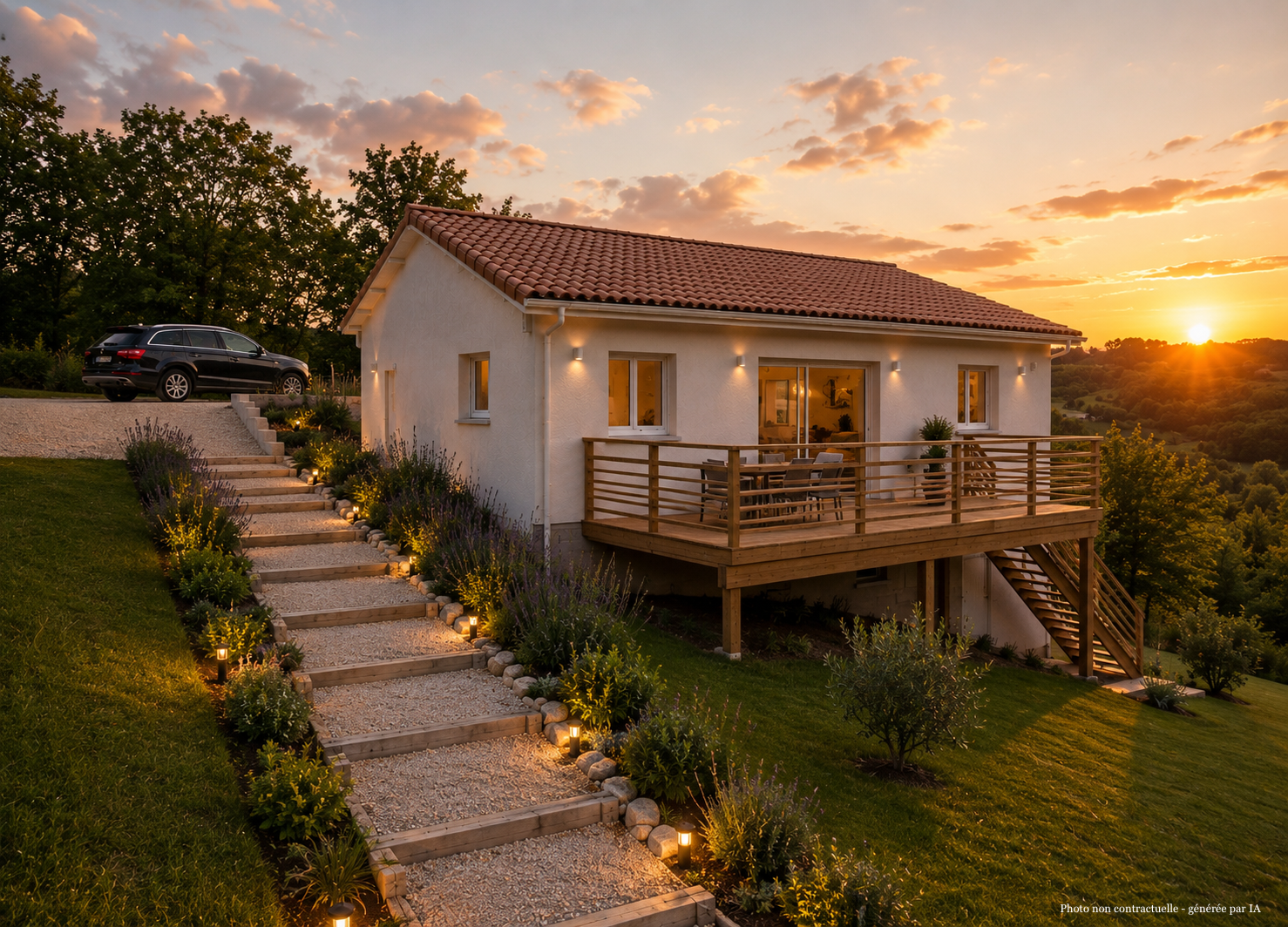 À vendre – Maison contemporaine de 92,35 m² avec permis de construire accordé