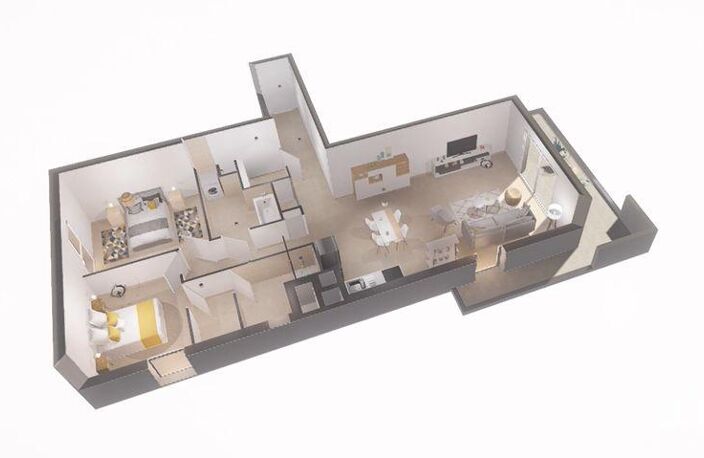 Vente Appartement 3 pièces — photo 2