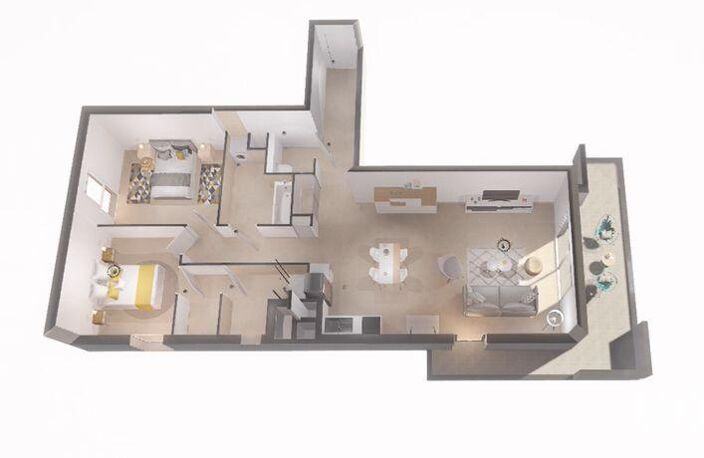 Vente Appartement 3 pièces — photo 3