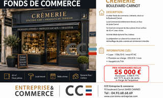 Commerce  42 m² à vendre à Cannes (06400)