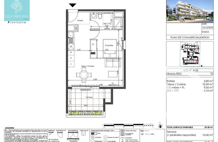 Appartement neuf T2 à Sete centre Corniche plage — photo 5