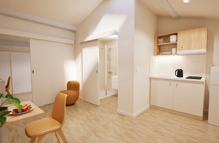 Appartement Sete 2 pièce(s) 19,38 m2 à côté de l'IUT quartier gare — photo 4